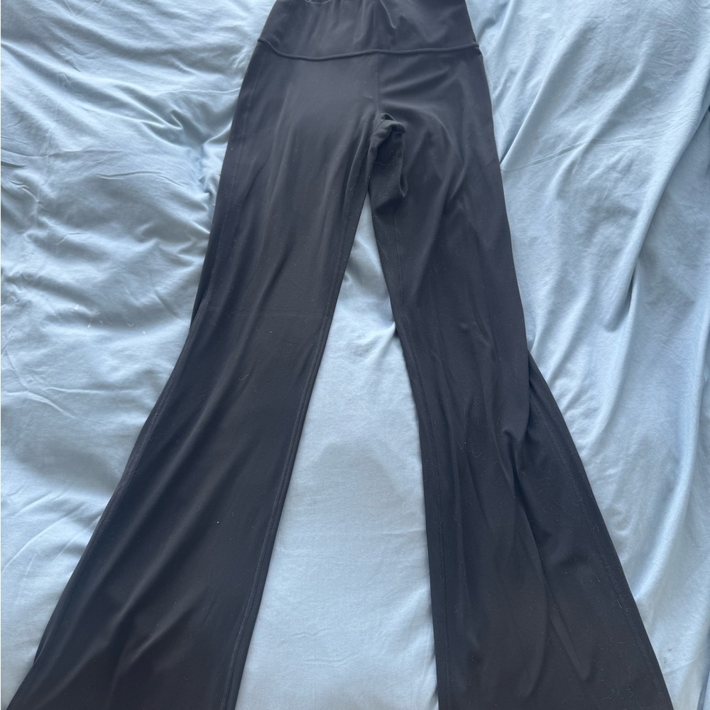 Black Women's Flared Yoga Pants